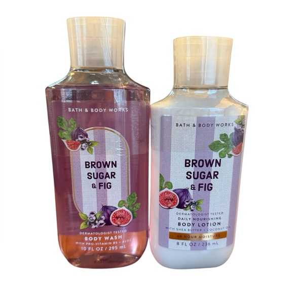 Bath & Body Works Other - Bath & Body Works Brown Sugar & Fig Body Wash and Lotion Set